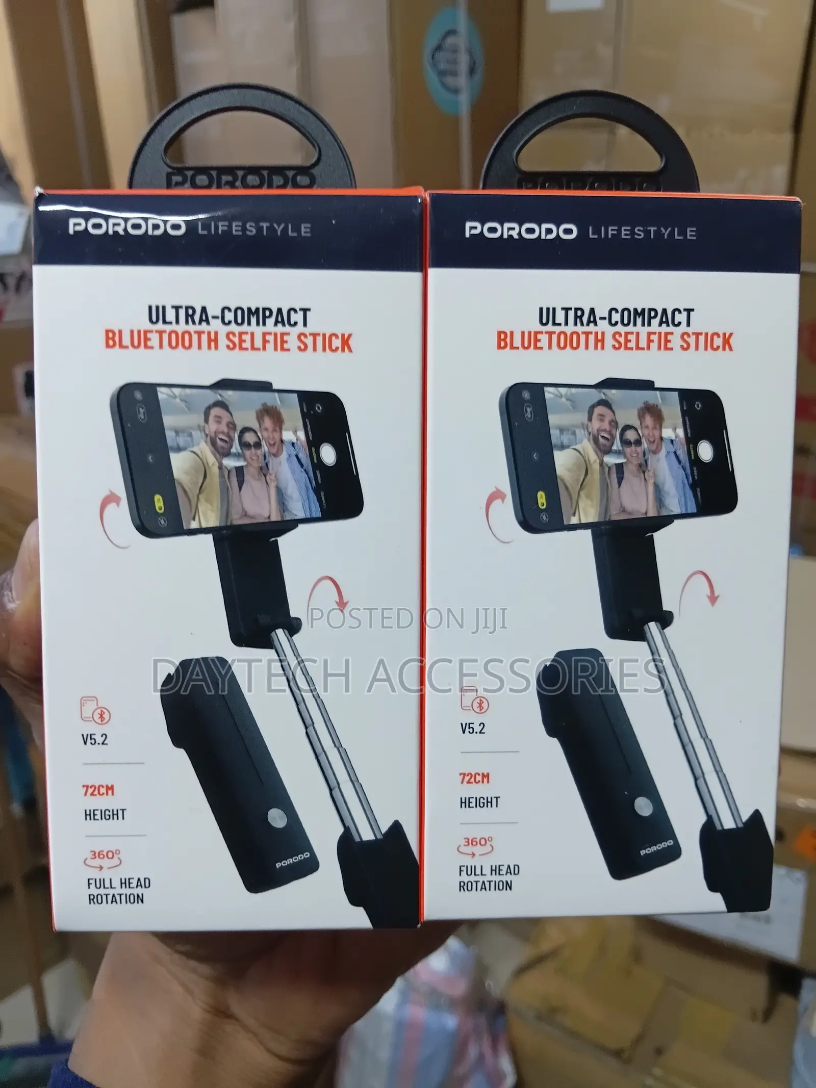 The Porodo Lifestyle Ultra-Compact Bluetooth Selfie Stick