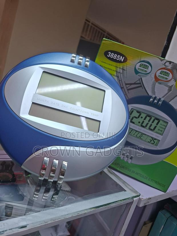 Kadio 3885n Multifunction LCD Clock With Alarm and Calendar
