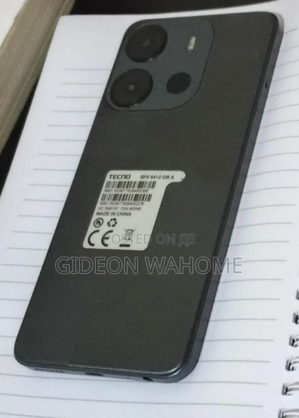 Tecno Pop 7 64 GB Black