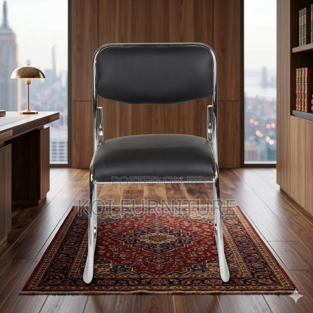 Office Chairs; Catalina Mid Back Sled Based Reception Visitors Chairs - thumbnail 2
