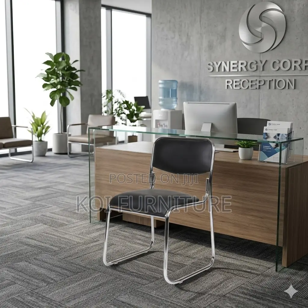 Office Chairs; Catalina Mid Back Sled Based Reception Visitors Chairs