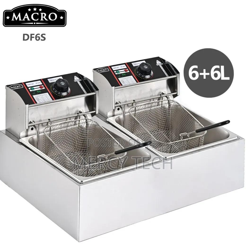 Nunix Macro Double Deep Fryer