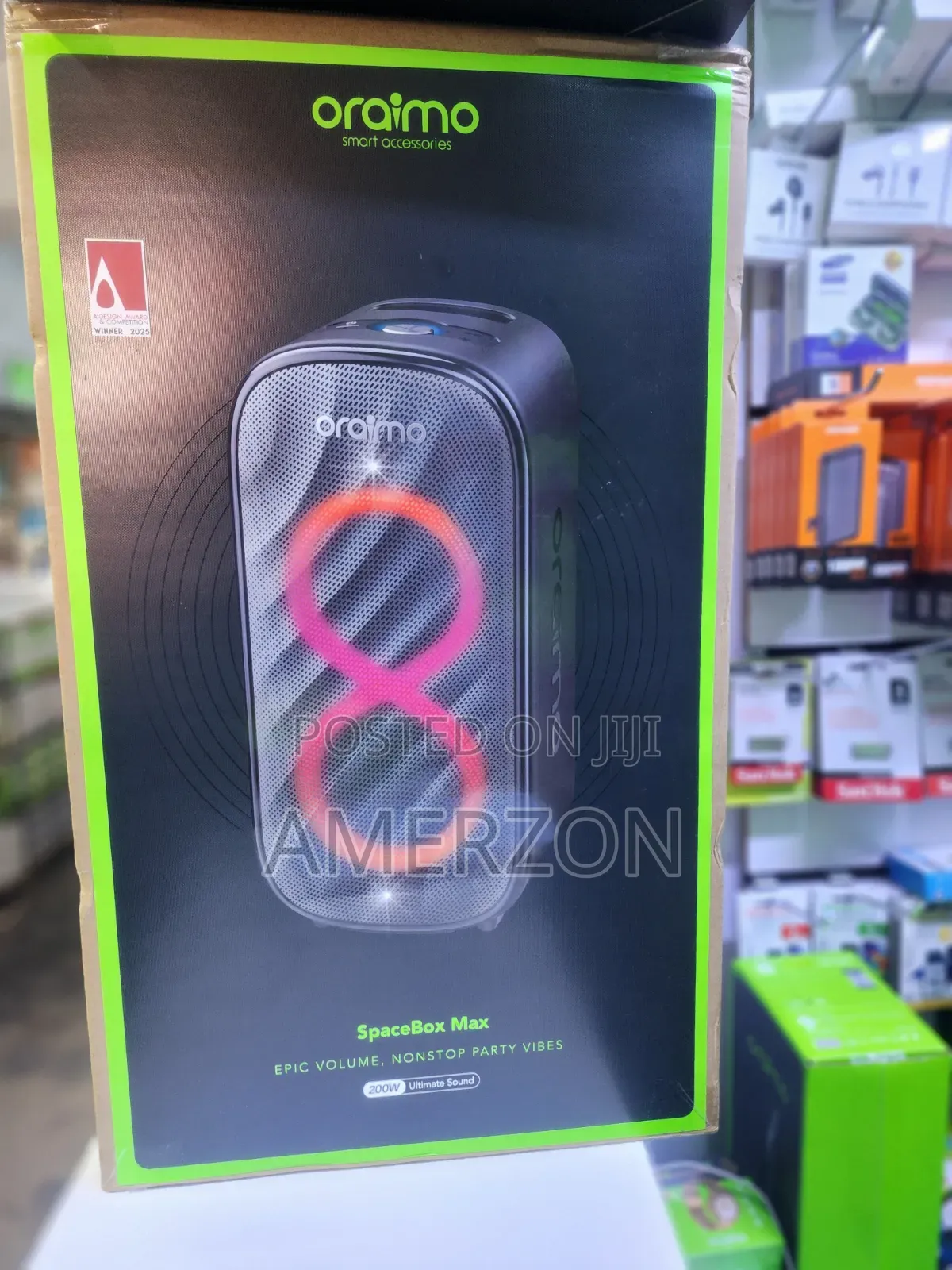 Oraimo Spacebox Max (Model Obs-982) Wireless Party Speaker.
