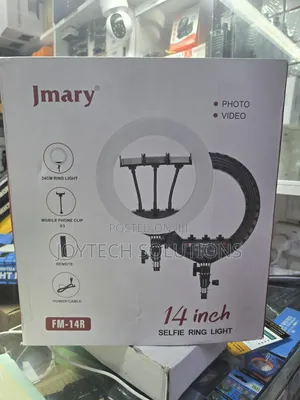 Jmary Fm-14r 14" Led Ring Light Complete Kit With Accessories Tripod
