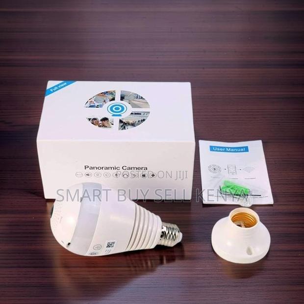Remote Playback Smart 360° Panoramic 1080p Full Hd Wifi Bulb Camera