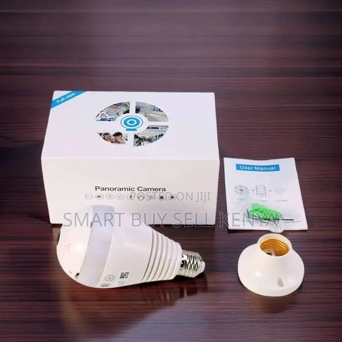 Remote Playback Smart 360° Panoramic 1080p Full Hd Wifi Bulb Camera