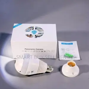Shop Surveillance Smart 360° Panoramic 1080p Full Hd Wifi Bulb Camera