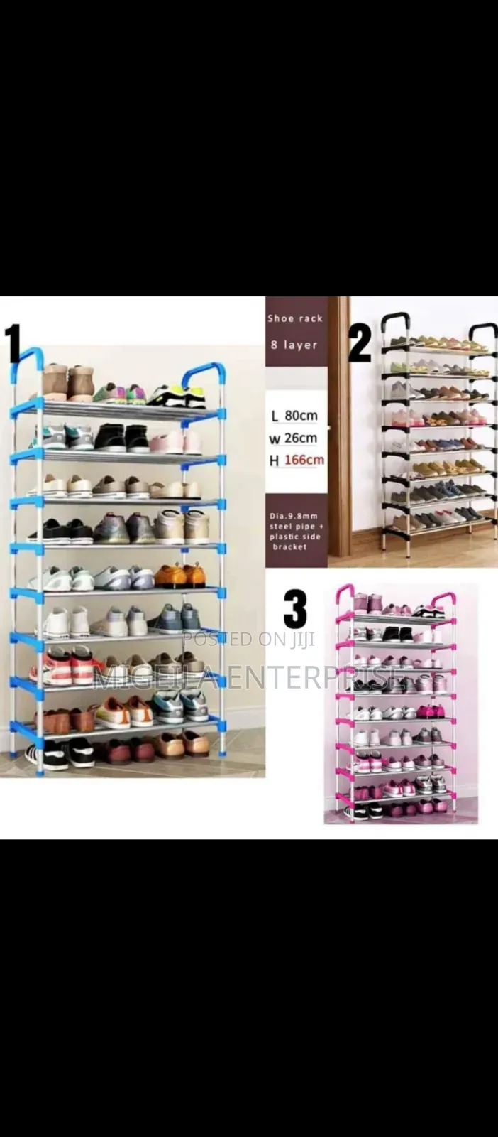 8 Layer Shoe Rack