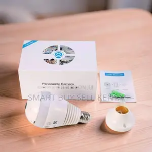 Real- Time Monitoring 360° Panoramic 1080p Full Hd Wifi Bulb Camera