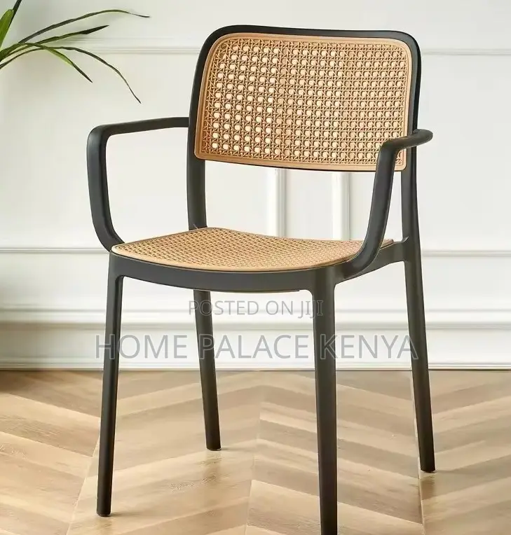 Plastic Chair: Multi Coloured Rattan Plastic Chair