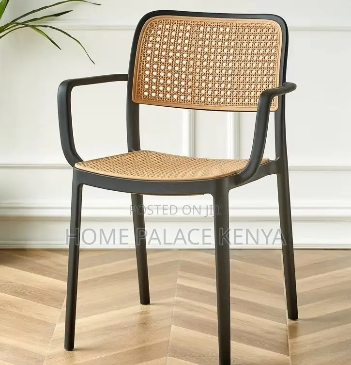 Plastic Chair: Multi Coloured Rattan Plastic Chair