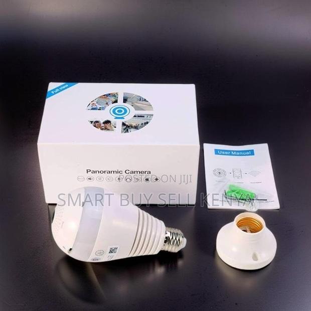 Wireless Operation Smart 360° Panoramic 1080p Full Hd Wifi Bulb Camera