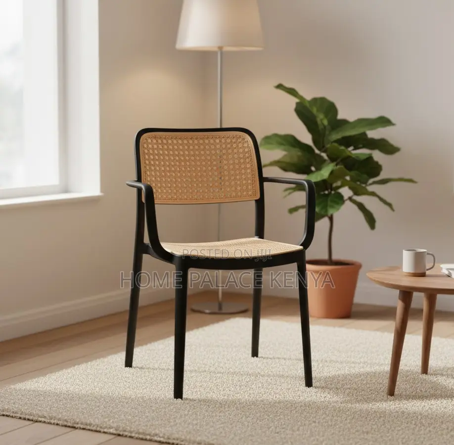 Plastic Chair: Multi Coloured Rattan Plastic Chair