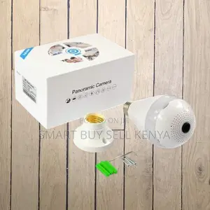 Plug-and-Play Smart 360° Panoramic 1080p Full Hd Wifi Bulb Camera