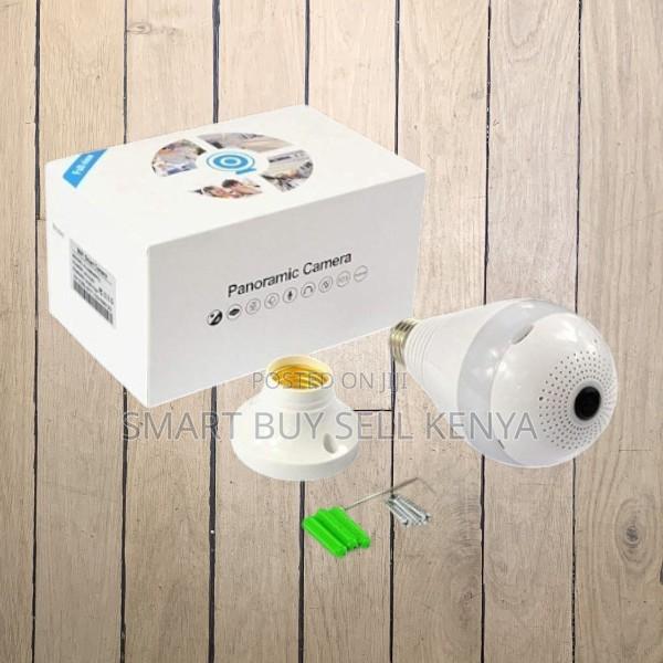Plug-and-Play Smart 360° Panoramic 1080p Full Hd Wifi Bulb Camera