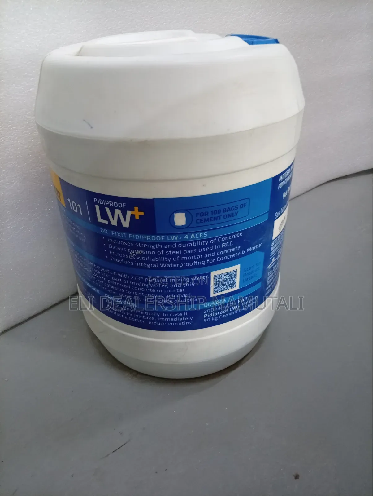 Dr. Fixit Pidiproof Lw+ 101 Integral Waterproofing Liquid 20l