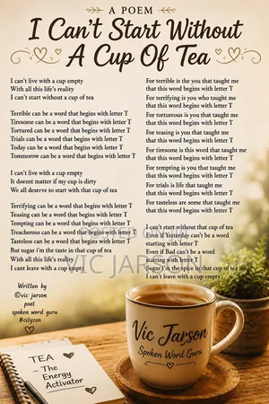 I Cant Start Without a Cup of Tea Poem