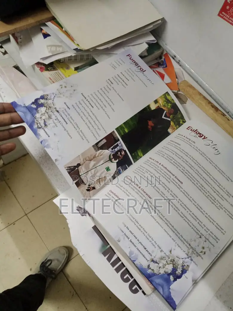 Eulogy Design and Printing