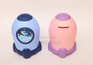 Rocket Piggy Bank Space-Themed Money Saving Coin Bank for Boys Girls