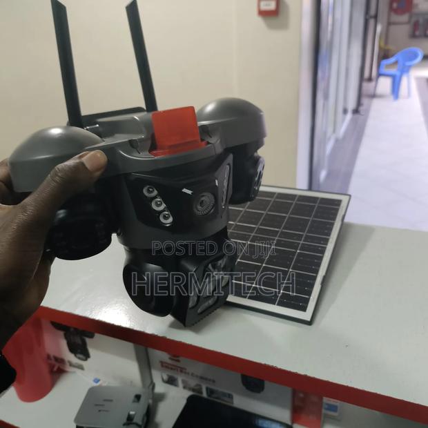 Solar Triple Lens 4g Outdoor Cctv Surveillance Camera - thumbnail 2
