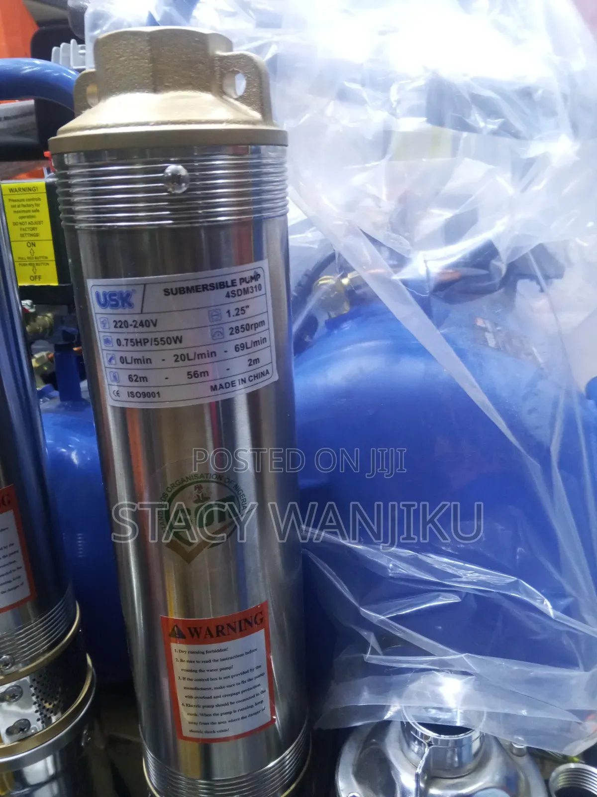 220 to 240v Submersible Pump