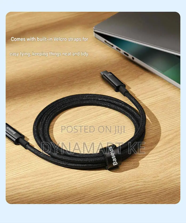 Baseus Usb-C Fast Charging Cable 240w 2m Pd3.1 E-Marker Chip 480mbps
