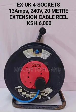 Ex-uk 4-sockets Extension Cable Reel