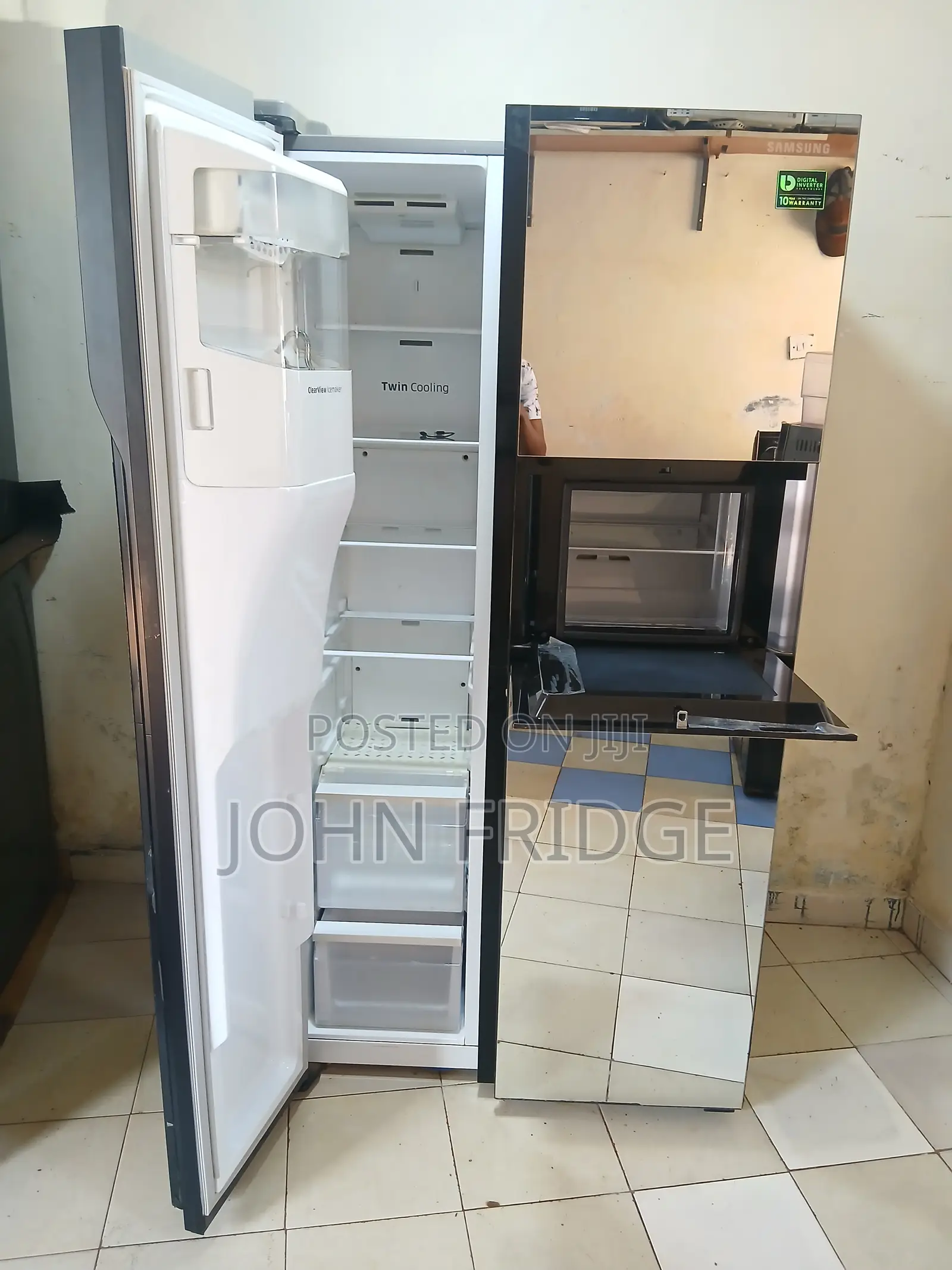 Samsung Side-by-side Fridge – Mirror Finish (617l)