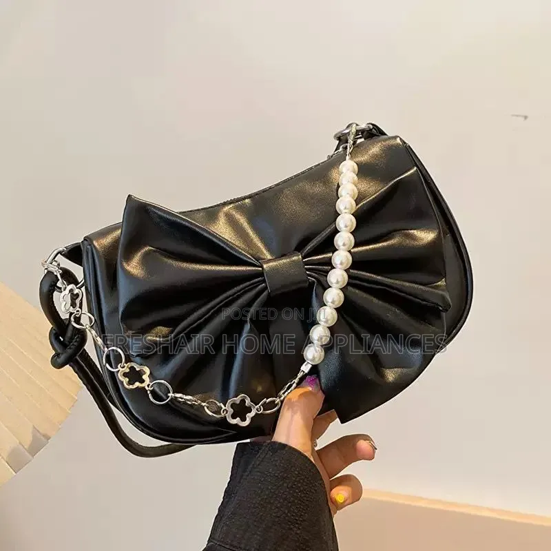 Pink Black and White Handbags