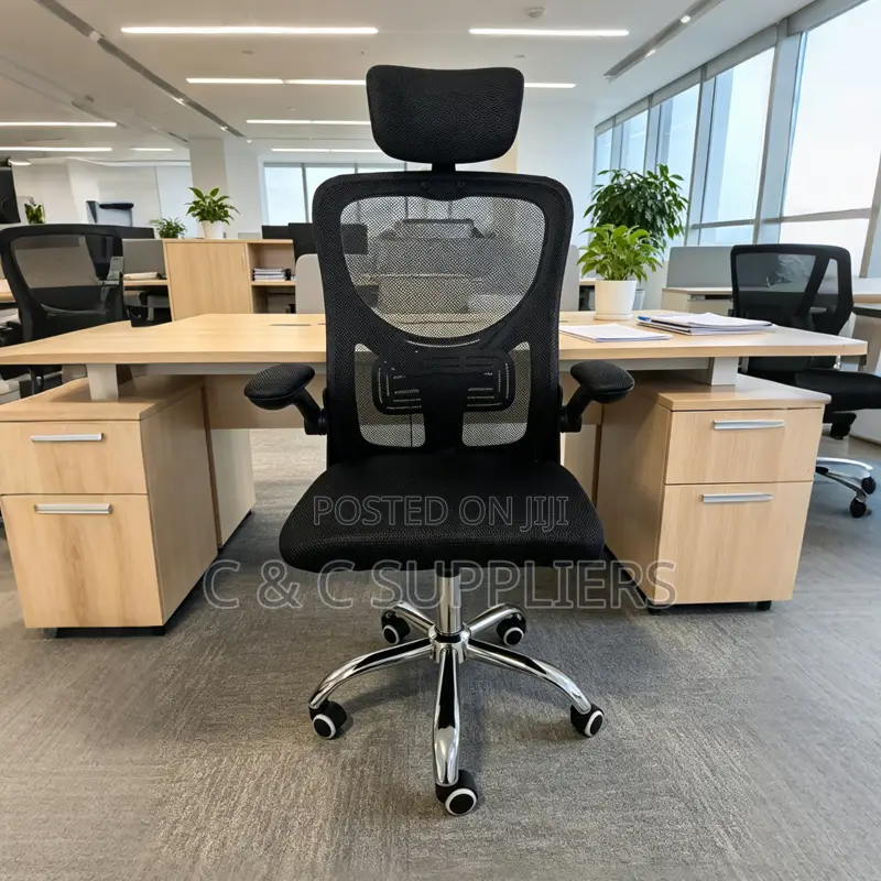 Ergonomic Desk Chair With Flip Up Arms