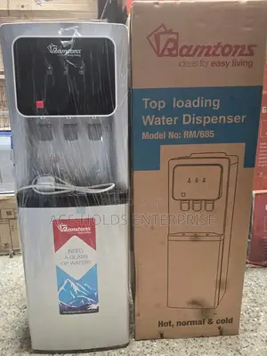 Ramtons Dispenser 3 Taps Hot, Cold and Normal ,Compressor - Rm/685