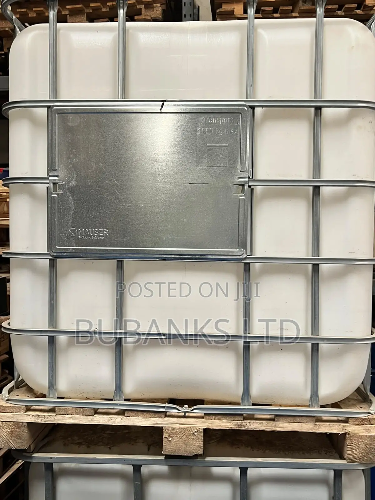 Intermediate Bulk Container- White Tank 1,000ltrs