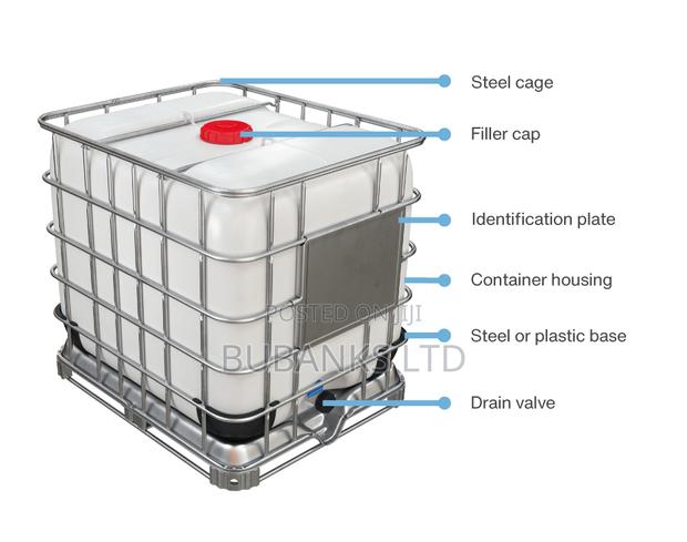 Intermediate Bulk Container- White Tank 1,000ltrs - thumbnail 2