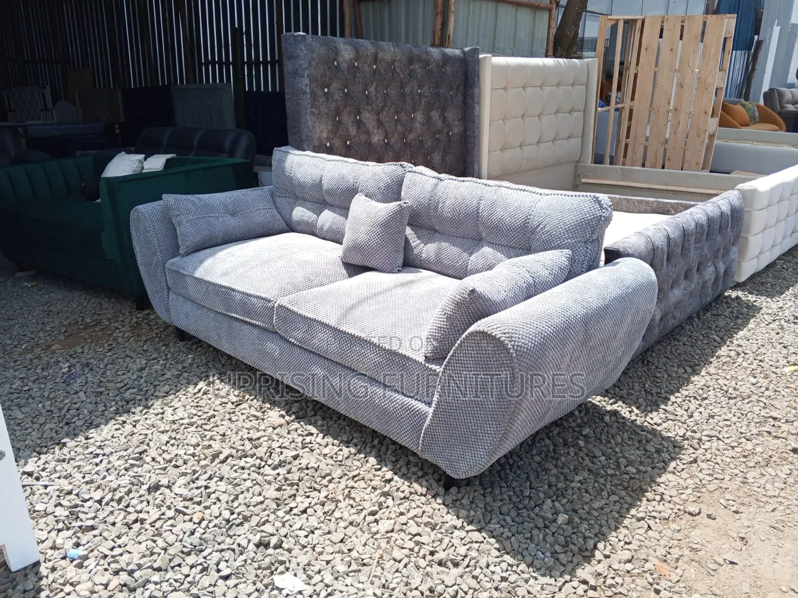 Sofa 3 Seater Gray