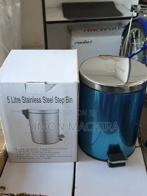 5l Stainless Steel Pedal Dustbin