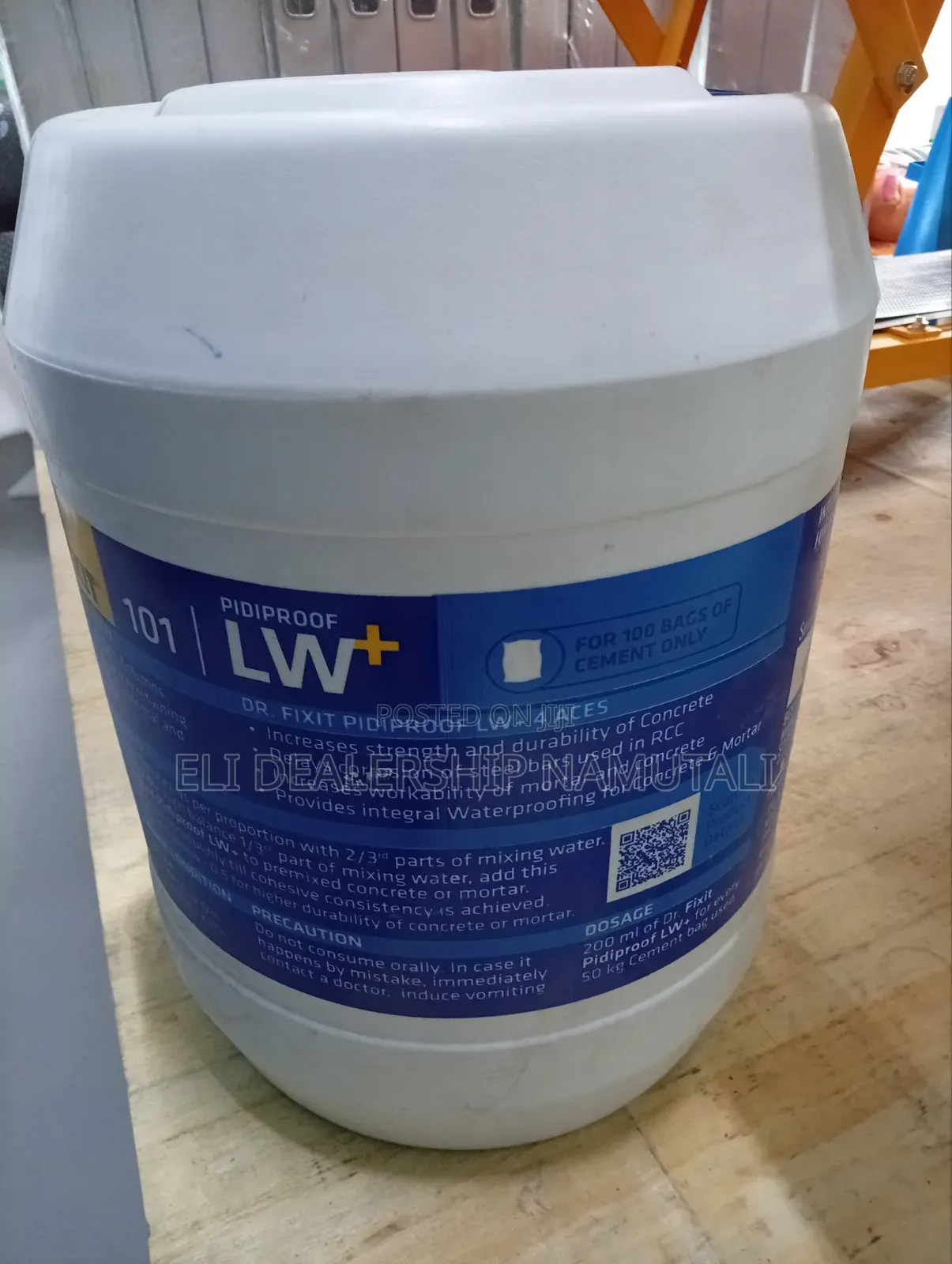 Dr. Fixit Waterproof Cement Tonic for Stronger Concrete 20l