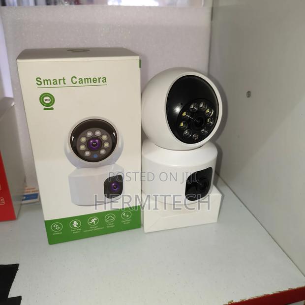 Wireless Indoor CCTV Surveillance Camera Motion Detection Dual-Lens