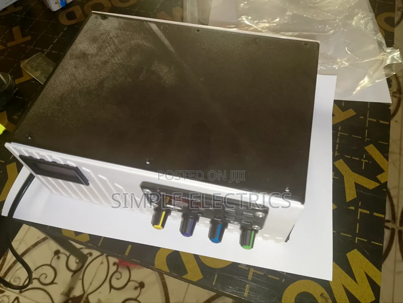 2.1ch Amplifier Kisiagi With Plastic 3d Printed Casing. Made in Kenya
