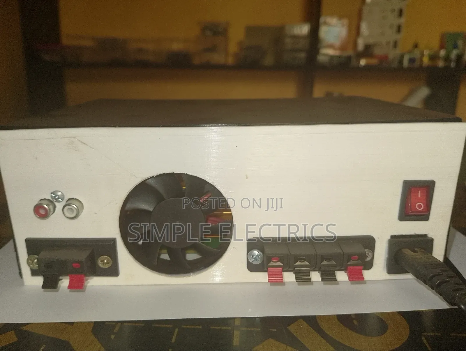 2.1ch Amplifier Kisiagi With Plastic 3d Printed Casing. Made in Kenya