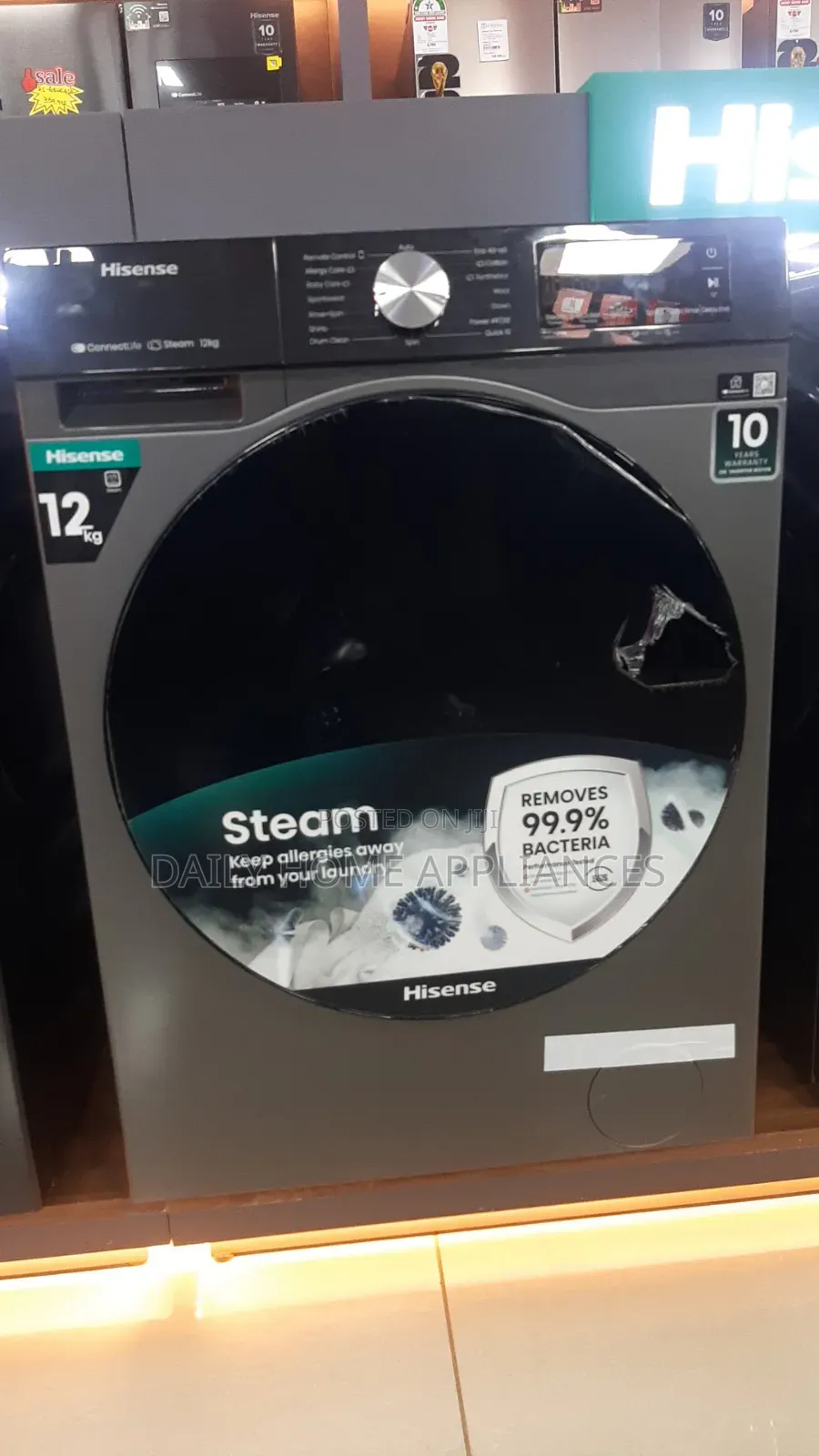 Hisense 12kg Wash and Spin Front Load Fully Automatic Washing Machine