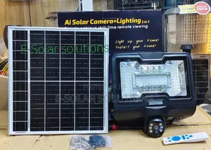 600watts Solar Floodlight With 4g PTZ Camera