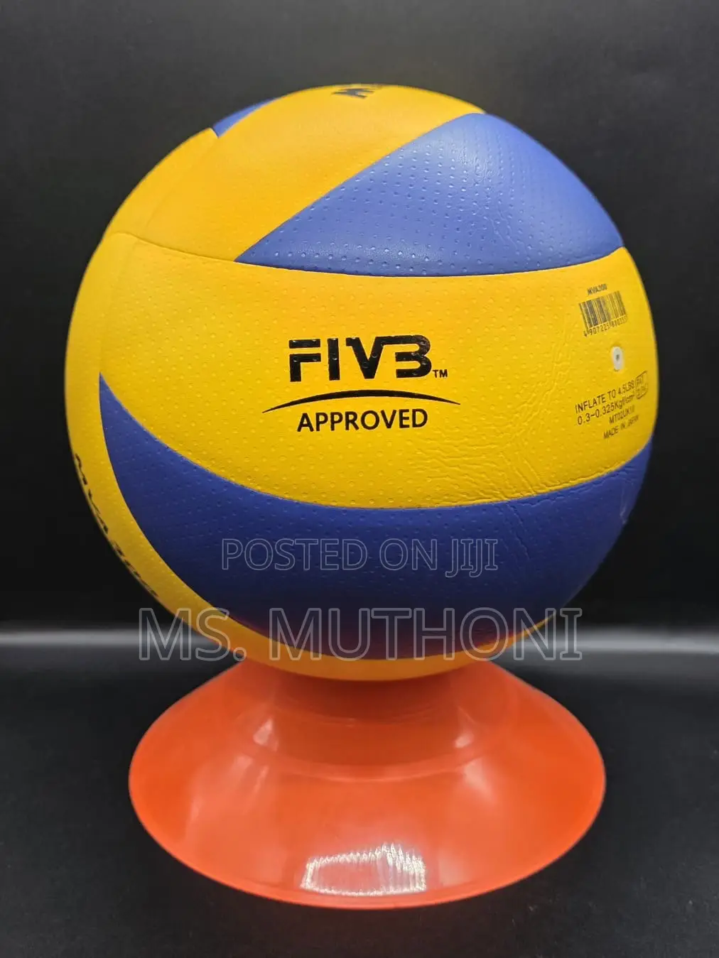 Size 5 Mikasa V300w Indoor Volleyball,