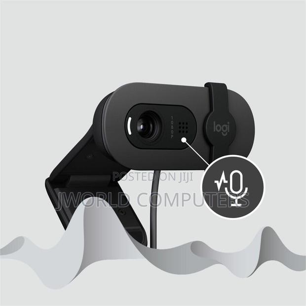 Brio 100 Full Hd Webcam – Graphite-Usb-C - thumbnail 2
