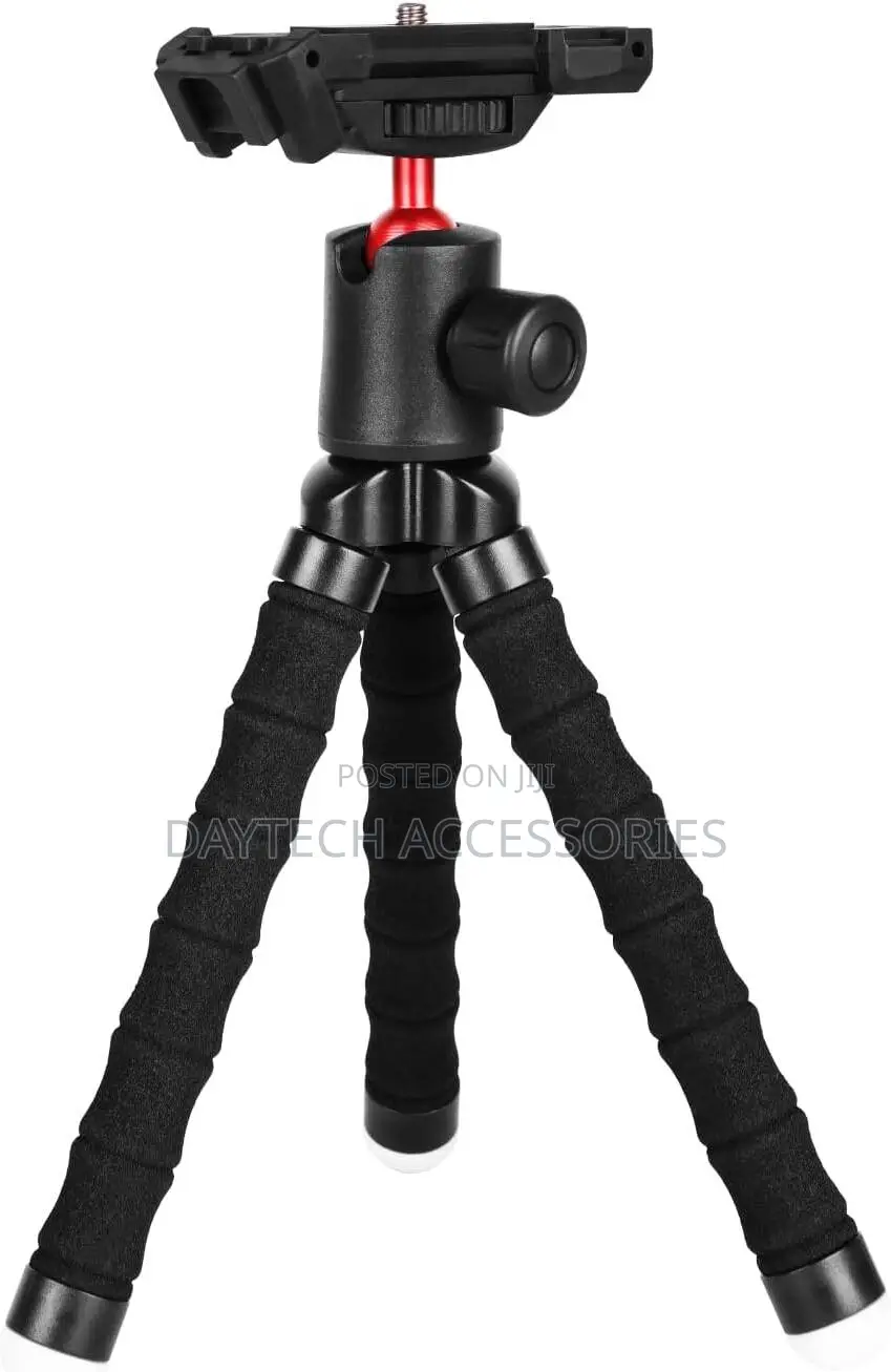 Porodo Flexible Phone Tripod - Black