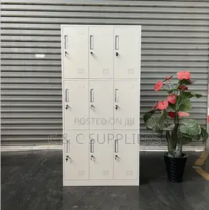 9 Locker Office Cabinet