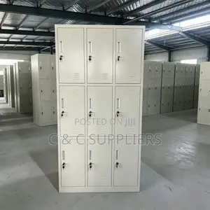 9 Locker Office Cabinet