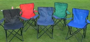Camping Chairs, With Cup Holder Pouch