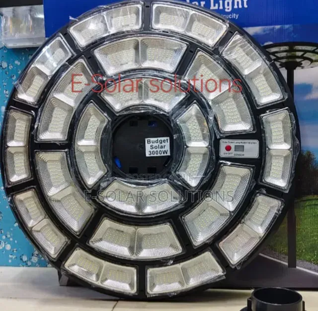 3000watts High Quality Solar Round Street Light