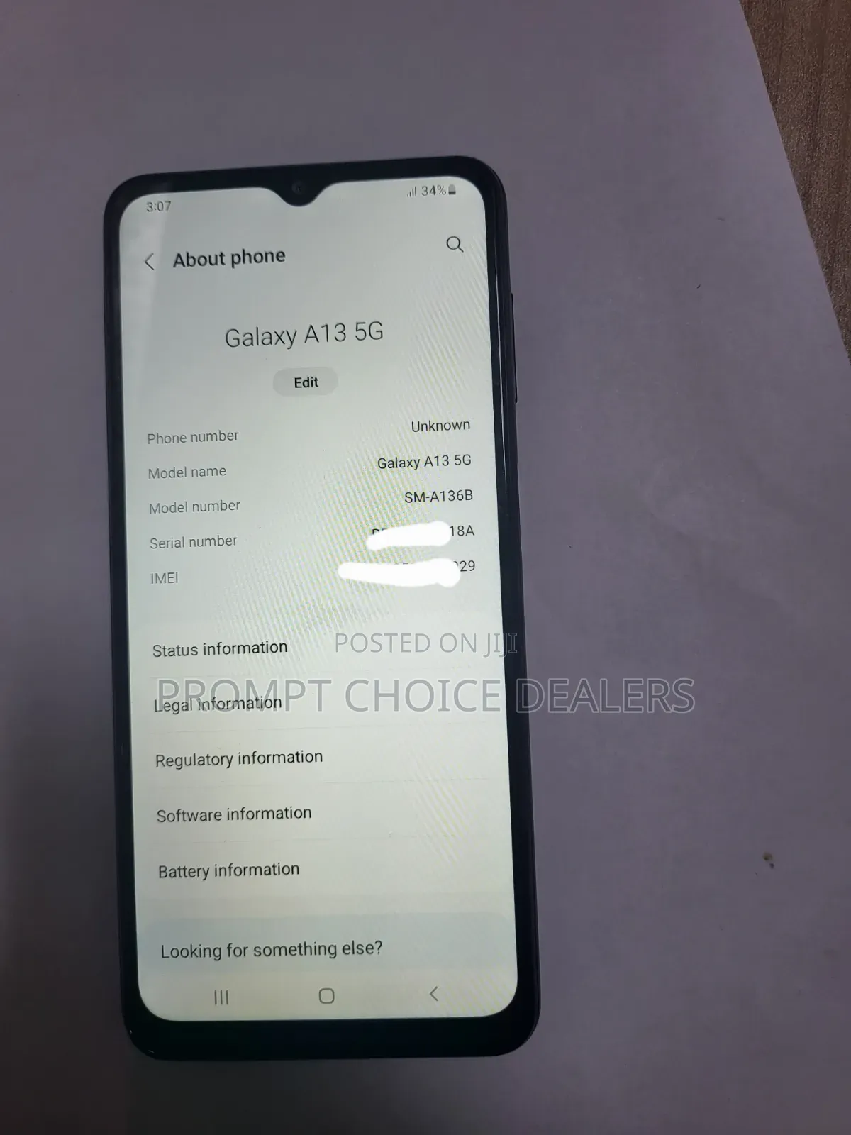 Samsung Galaxy A13 5G 64 GB Black