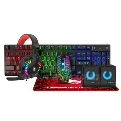 Udonz Cp-01 4-in-1 Gaming Combo Keyboard, Gaming Headset, Mouse, Pad